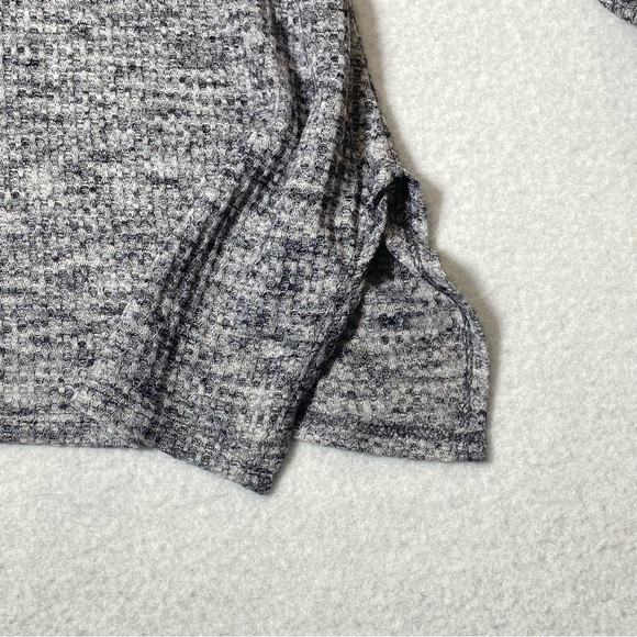 Knox Rose Sweater Women’s M Gray Long Sleeve V Neck Pullover Lightweight Knit - Picture 6 of 11